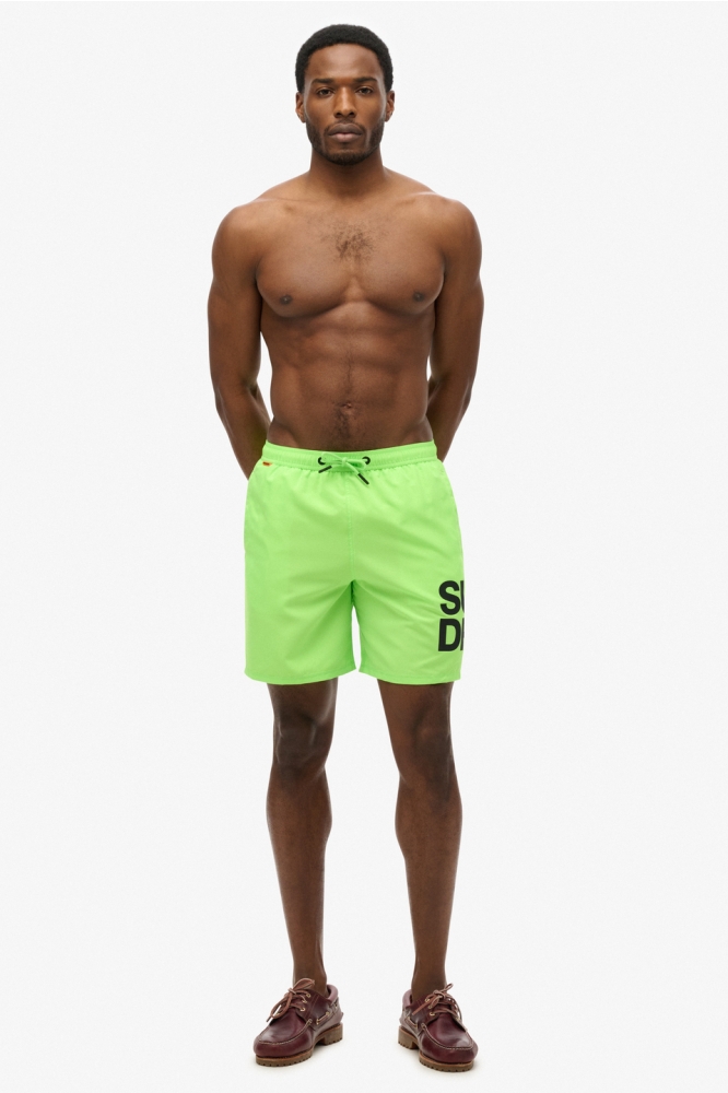 SPORTSWEAR LOGO 17 SWIM SHORT M3010247A NEON GREEN